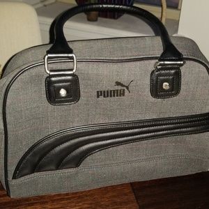 Sporty plaid Puma handbag